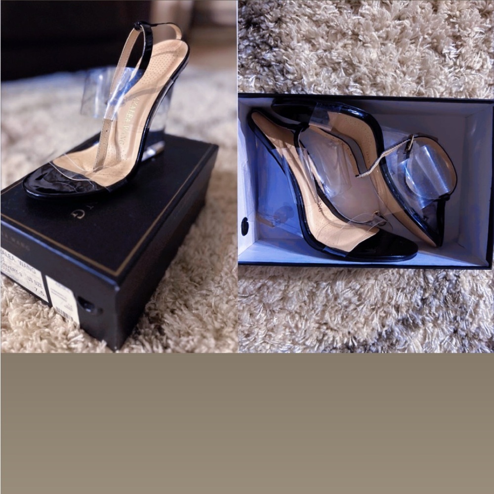 Black Patent Leather Heels